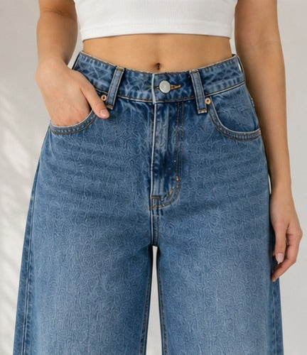 Ice blue Wide Leg Jeans