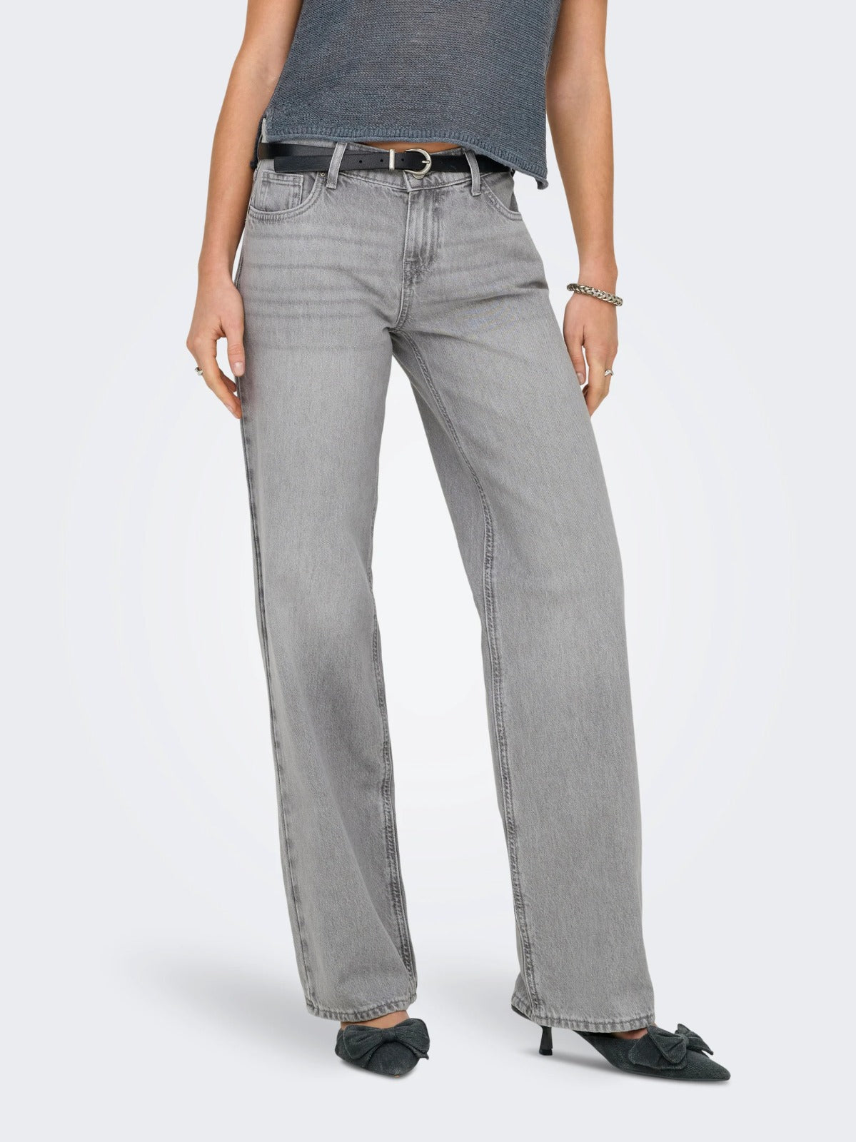 Wide Leg Lite Grey