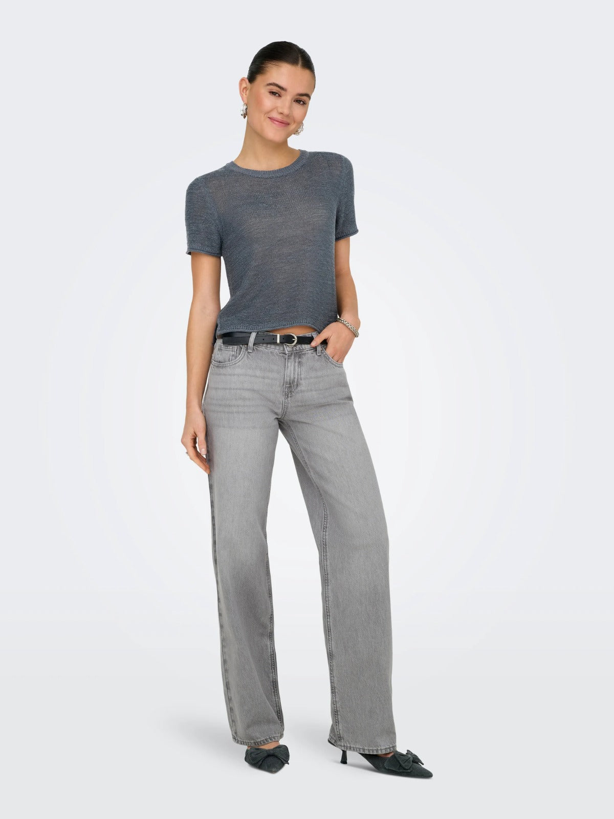 Wide Leg Lite Grey
