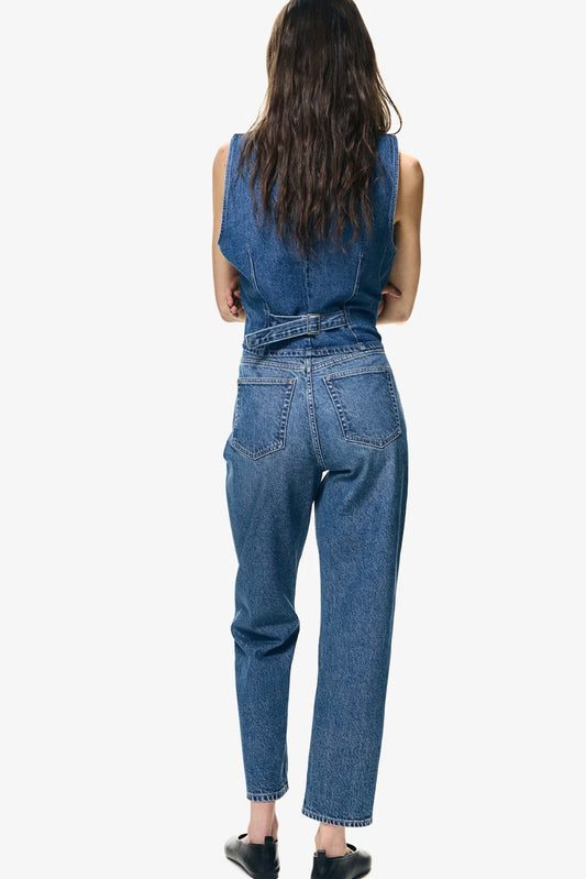 Blue Mom Fit
