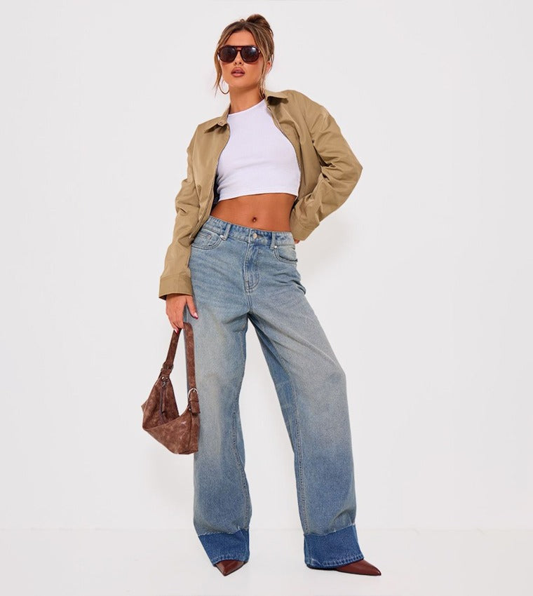 Cuffed Hamed Baggy Jeans