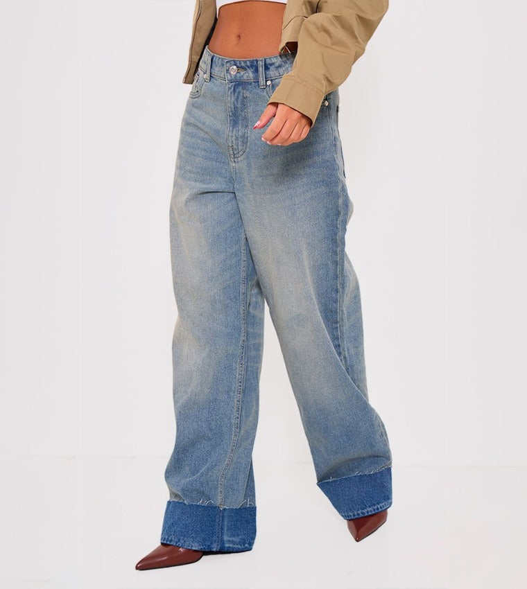 Cuffed Hamed Baggy Jeans