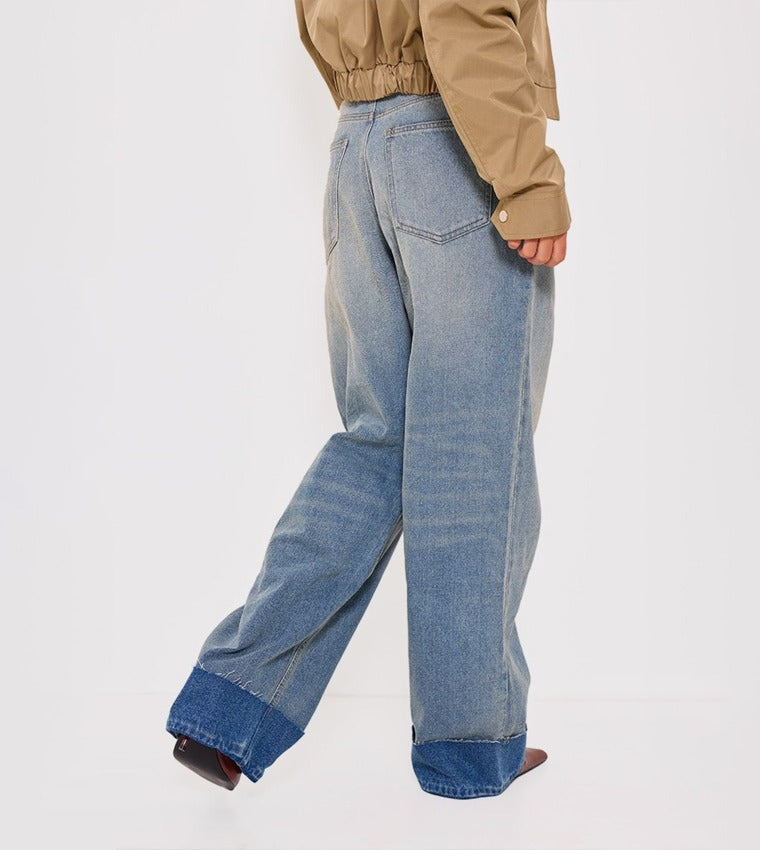 Cuffed Hamed Baggy Jeans