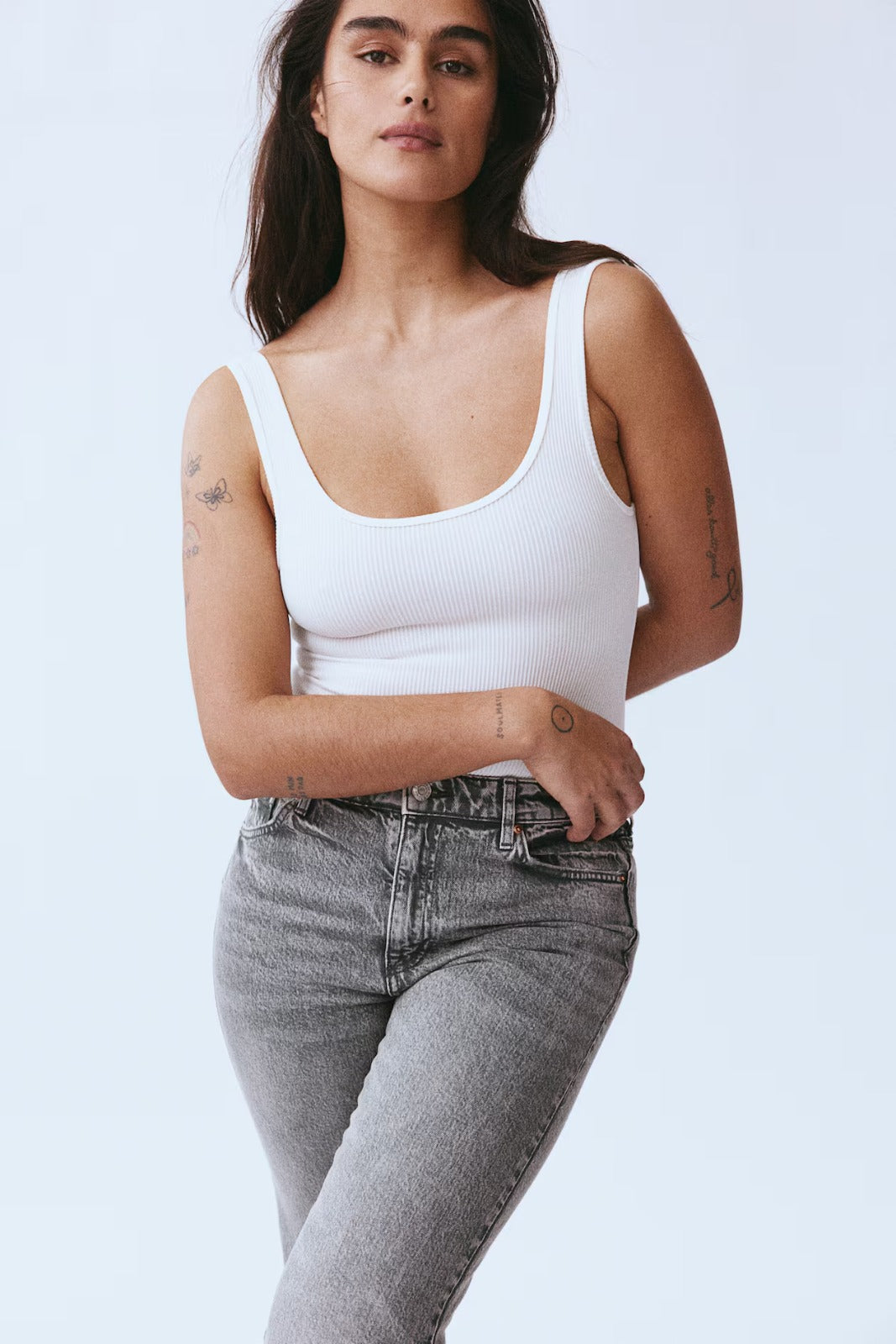 Lite Grey Boot Cut