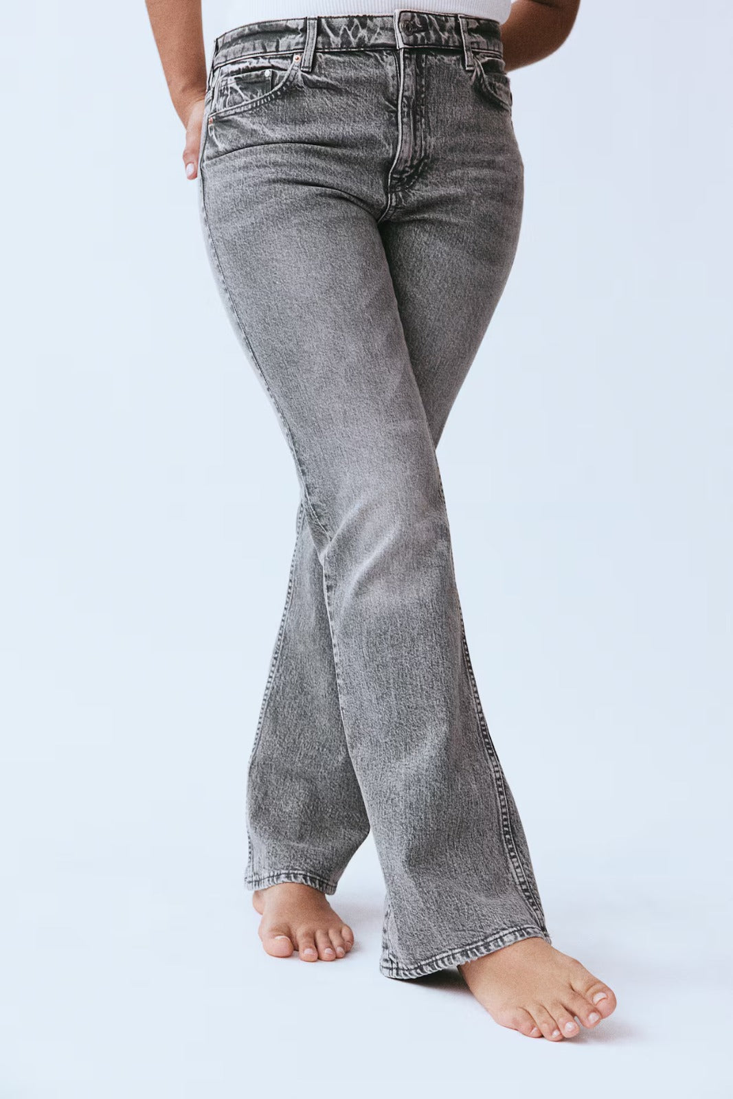 Lite Grey Boot Cut