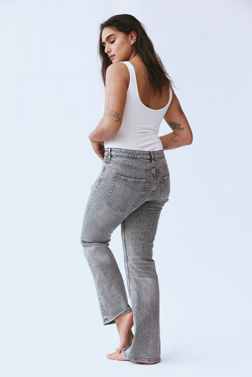 Lite Grey Boot Cut