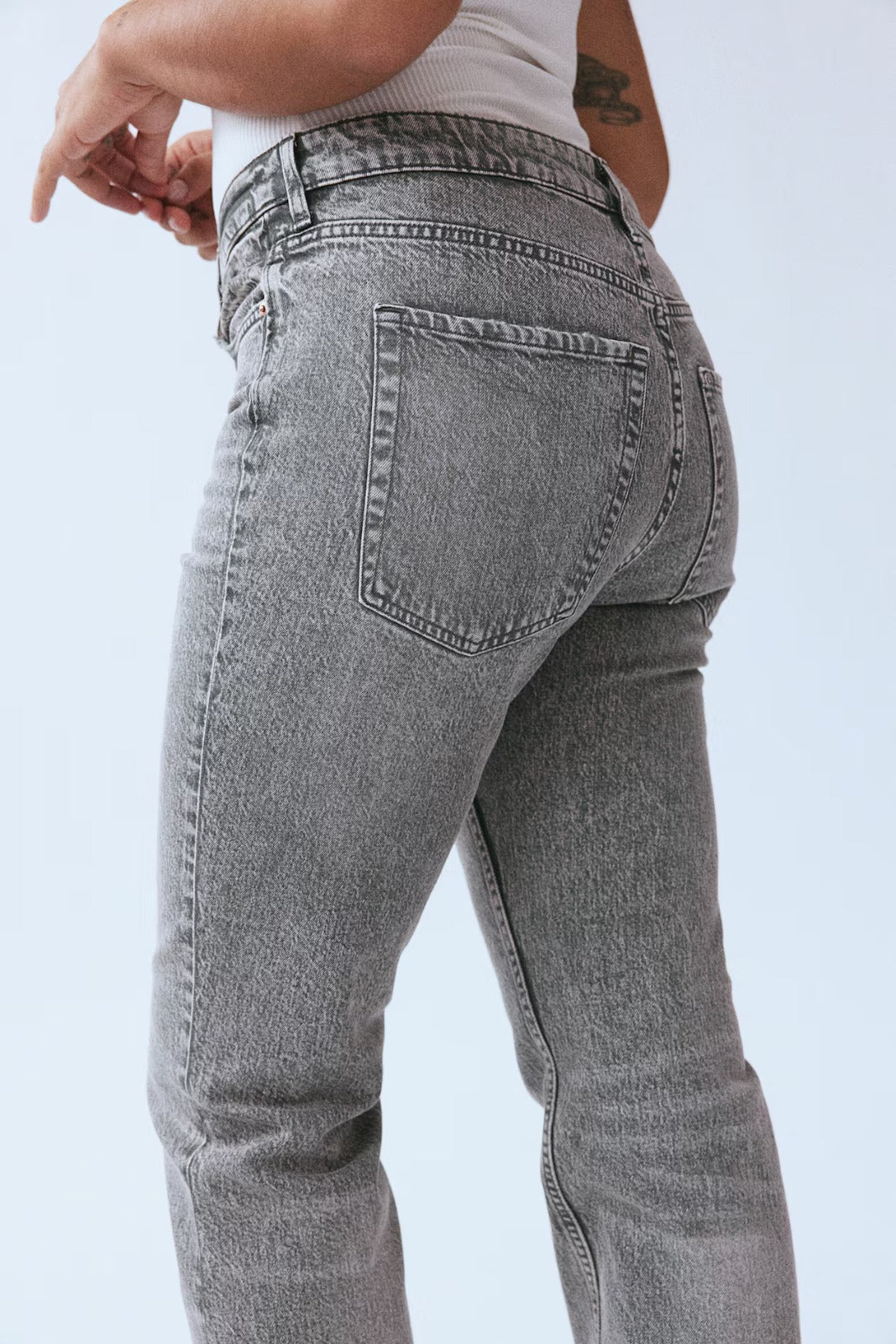 Lite Grey Boot Cut