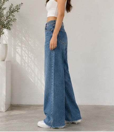 Ice blue Wide Leg Jeans