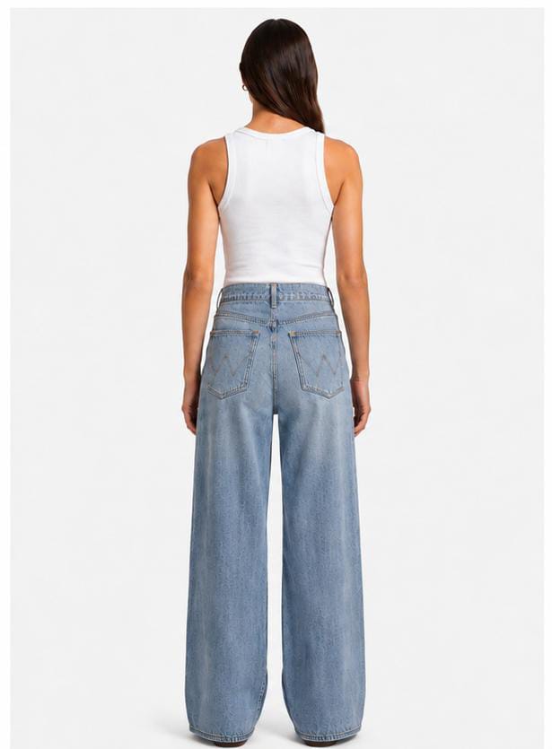 Barrel Wide Leg ( Split Hem )