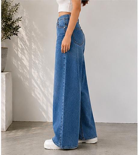 Classic Blue Wide Leg
