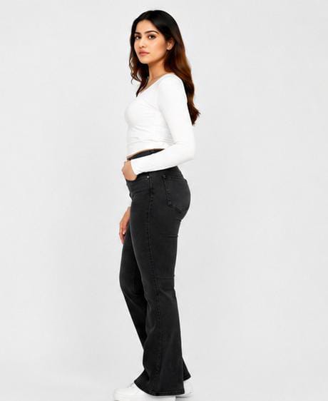 Diesel Black Bootcut Jeans