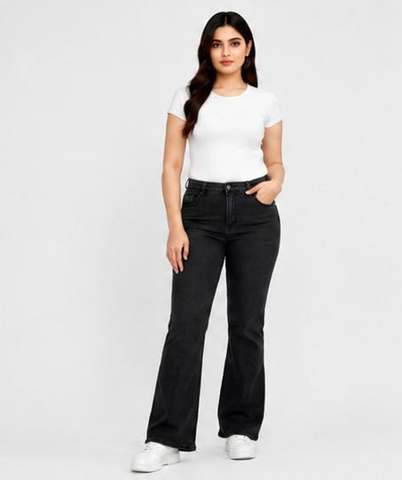 Diesel Black Bootcut Jeans