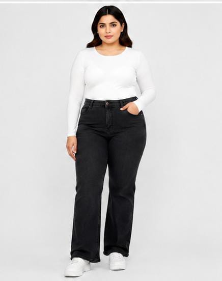 Diesel Black Bootcut Jeans