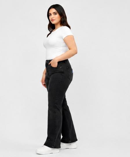 Diesel Black Bootcut Jeans
