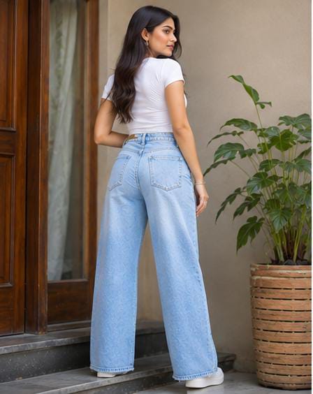 Skyline Barrel Fit Ripped Jeans