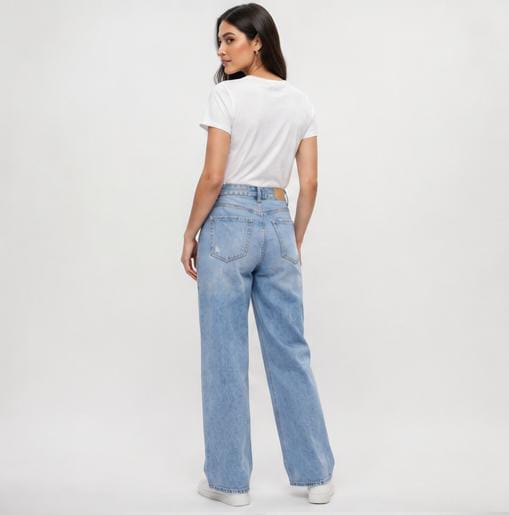 Ripped Wide Leg